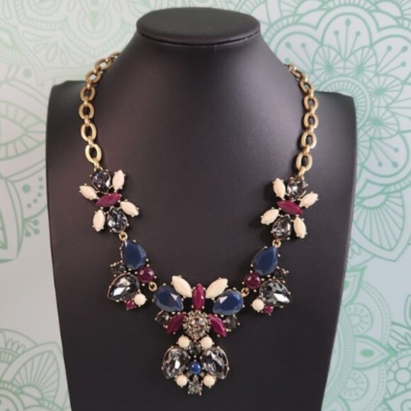 J. Crew BRULEE Statement Necklace Embellished